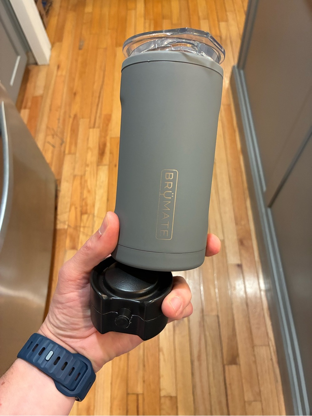 Brumate Hopsulator 3 In 1 Trio Can Cooler 16oz Gray  Travel